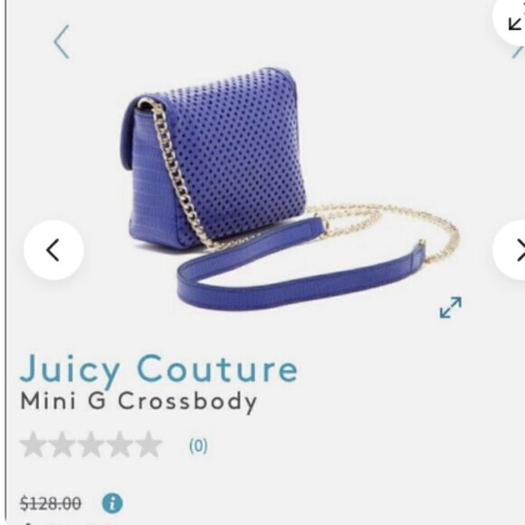 Vintage Juicy Couture Blue Mini G Crossbody - Picture 3 of 10